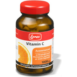 Lanes Vitamin C 1000mg 60 Μασώμενα Δισκία