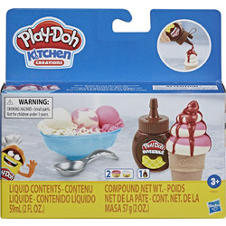 Hasbro Play-Doh Πλαστελίνες Παγωτό με Σιρόπι Σοκολάτας