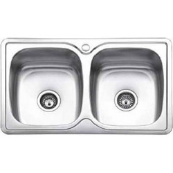 Karag E54 Ένθετος Νεροχύτης Inox Σατινέ 82x50cm
