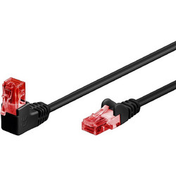 Goobay U/UTP Cat.6 Καλώδιο Δικτύου Ethernet 0.5m Black 51514