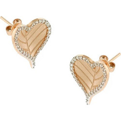 Million Diamonds Γυναικεία Σκουλαρίκια Καρφωτά από Ροζ Χρυσό 14K με Ζιργκόν SK13130