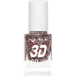 Elixir Fast Dry 3D 268 Glitter Βερνίκι Νυχιών Μακράς Διαρκείας Quick Dry 13ml