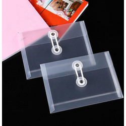 20 PCS A6 Wire-Wound File Bag Διαφανές τρισδιάστατο αρχείο τσάντα τσάντα χέρι λογαριασμό μίνι αποθήκευσης τσάντα αδιάβροχη δοκιμή χαρτί τσάντα (Διαφανές) (OEM)