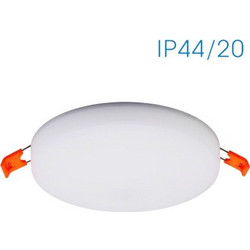 ΦΩΤΙΣΤΙΚΟ ΟΡΟΦΗΣ ΧΩΝΕΥΤΟ ΣΤΕΓΑΝΟ LED 18W 4000K (ΦΩΣ ΗΜΕΡΑΣ) 1800Lm Φ120x16mm ΚΟΠΗ Φ95mm ΣΤΡΟΓΓΥΛΟ IP44 VIVA 3800228028339