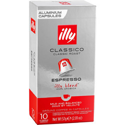 Illy Κάψουλες Espresso Classico Συμβατές με Μηχανή Nespresso 10τμχ