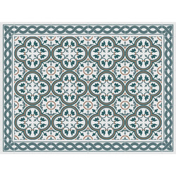 Contento Matteo Σουπλά Βινυλίου 40x30 Ρετρό Πλακάκι Classic - Θαλασσί