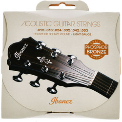 Ibanez IACSP-6C Σετ 6 Χορδές Ακουστικής Κιθάρας Phosphor Bronze 12-53" Light Tension