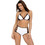 Marko Bikini Set Τριγωνάκι Ψηλόμεσο Λευκό M-551-128617