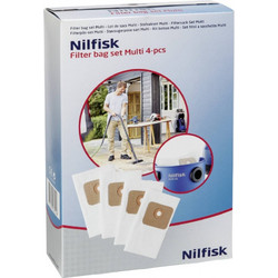 Nilfisk MULTI 20 107402336 Σακούλες Σκούπας 4τμχ Συμβατές με Σκούπα Nilfisk
