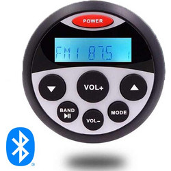 Αδιάβροχο Bluetooth Ραδιόφωνο Ενισχυτής Σκάφους 4x45W 12V με Οθόνη LCD O76 x D89 - Multimedia Marine FM AM MP3 USB Player Ηχοσύστημα