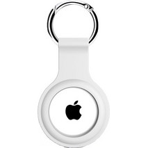 A002 Θήκη Σιλικόνης για το Apple AirTag Locator Tracker - Λευκό