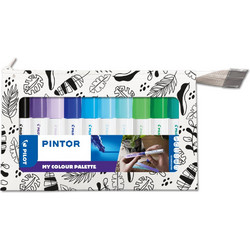 PILOT ΜΑΡΚΑΔΟΡΟΙ PINTOR ΣΕΤ 10 ΧΡΩΜΑΤΩΝ MEDIUM COOL COLOURS