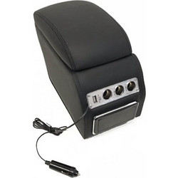Auto Gs Κονσόλα Μαύρη Με Usb Φορτιστή & Διεθνή Βάση