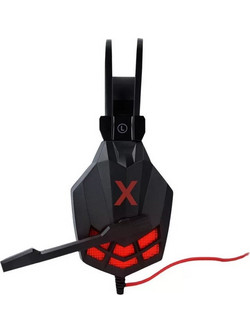 Maxlife MXGH-200 Gaming Headset Over Ear Black Red