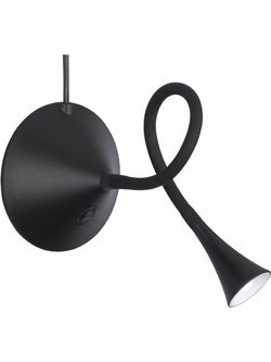 Φωτιστικό Επιτραπέζιο-Απλίκα LED Viper 3W 3000K 260Lm Πλαστικό Μαύρο