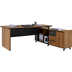 HomeMarkt Supreme Γωνιακό Επαγγελματικό Γραφείο Ξύλινο 200x180x76cm HM2384