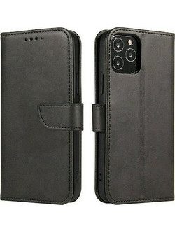 Hurtel Magnet Elegant θήκη Black (Apple iPhone 12 Mini)