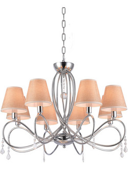 Πολυέλαιος Οροφής Homelighting Laki 77-3666 Chrome
