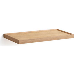 Ραφιέρα τοίχου από ξύλο δρυ Π60 εκ. Μ26xΠ60cm
