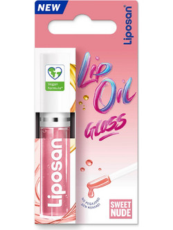 Liposan Gloss Sweet Nude Lip Oil με Χρώμα 5.5gr