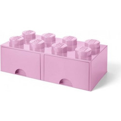 Lego Storage 8-Stud Brick Drawer Studs Pink για 6+ Ετών