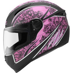 Zeus ZS-811 AL9 Black / Purple Matt Κράνος Μηχανής Full Face 1380gr