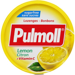 Pulmoll Βιταμίνη C Καραμέλες για Βήχα Ερεθισμένο Λαιμό & Πονόλαιμο Λεμόνι 45gr
