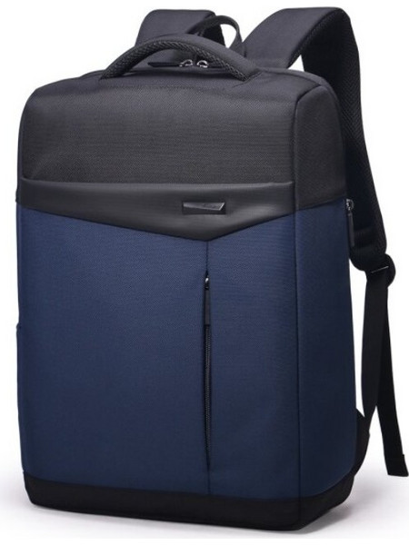 Σακίδιο Πλάτης Backpack Με Θύρα USB Navy