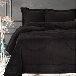 Borea Κουβερτοπάπλωμα Υπέρδιπλο 220x240 Cozy Πετρόλ