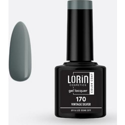 Lorin Gel Lacquer 170 Vintage Silver Ημιμόνιμο Βερνίκι Νυχιών 8ml
