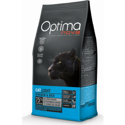 Optimanova Cat Adult Light Chicken & Rice 2kg