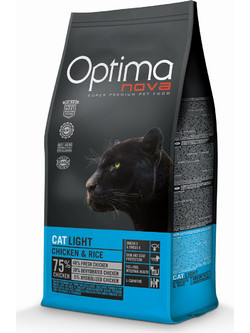Optimanova Cat Adult Light Chicken & Rice 2kg