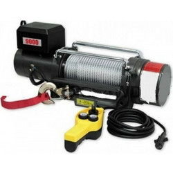 Εργάτης DW 9000 4,8Hp 3500W 12V DC με συρματόσχοινο 28m & ηλεκτρική και μηχανική έλξη - απώθηση - PLUS