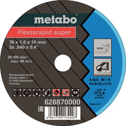 Δίσκοι Κοπής O76x1.0x10mm Ευθύς Inox Flexiamant Super (SET 5 Τεμ)