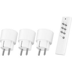 Trust Σετ 3 Δέκτες Πρίζας 3x2300W + 1 Τηλεχειριστήριο