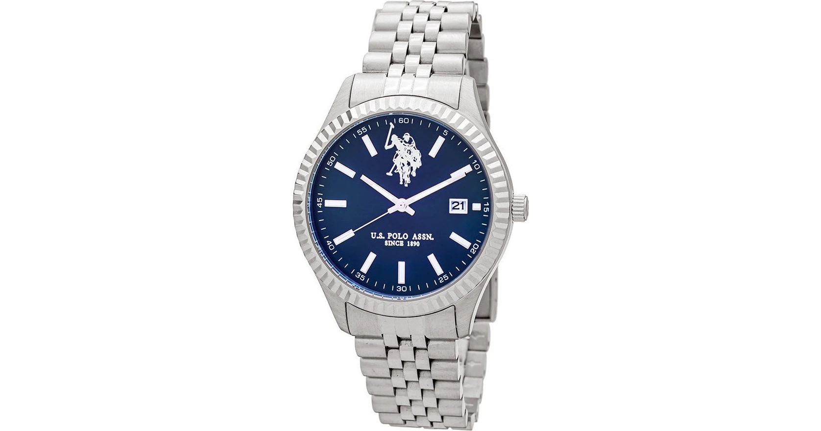 Us polo assn discount stainless steel watch