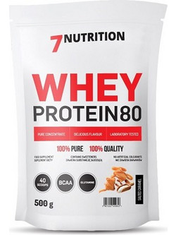 7Nutrition Whey 80 Salted Caramel Πρωτεΐνη Ορού Γάλακτος Γράμμωσης 2x500gr