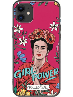 Θήκη Girl Power iPhone 11 Black TPU (Μαύρη Σιλικόνη)