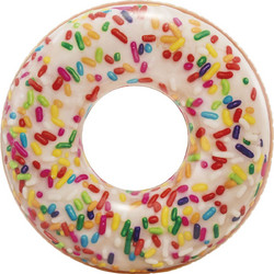 Intex Sprinkle Donut Tube Φουσκωτή Σαμπρέλα Θαλάσσης 114cm 56263