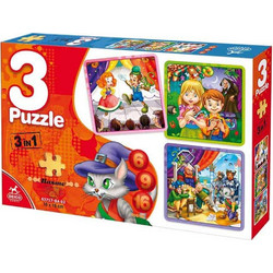 Παιδικό Puzzle Deico 3 in 1 6 + 9 + 16 Κομμάτια 63717ΒΑ02