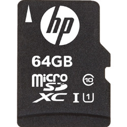 HP microSDXC 64GB Class 10 U1 UHS-I + Adapter