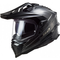 LS2 MX701 Carbon Explorer C Solid Κράνος Μηχανής On / Off 1460gr