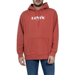 Levi's Relaxed Graphic Ανδρικό Φούτερ με Κουκούλα & Τσέπες Κόκκινο 38479-0064