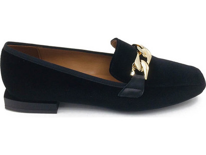 Μοκασίνια UTOPIA U52-012 BLACK VELVET
