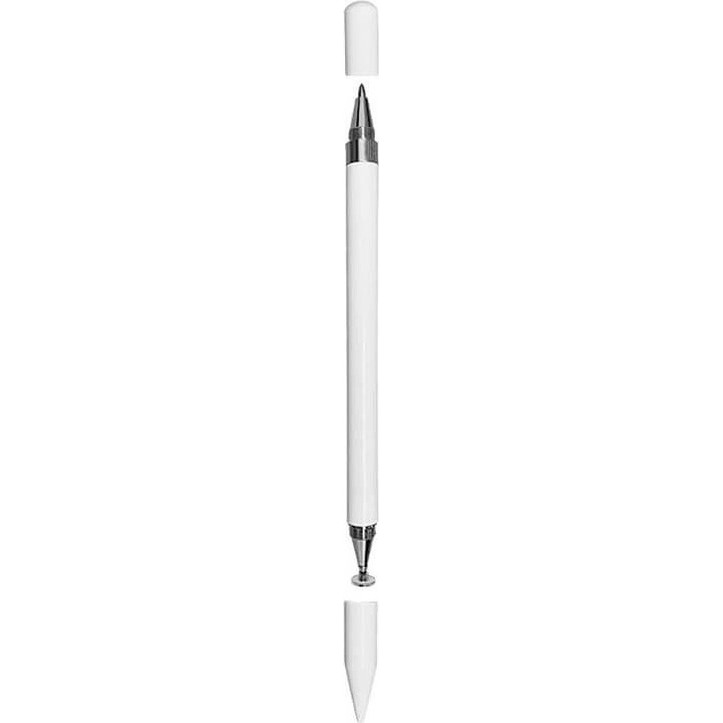 Στυλό αφής 2 σε 1 για Smartphone, Tablet, iPad YX - Λευκό