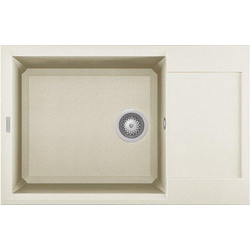 Elleci Easy 310 Ένθετος Νεροχύτης Γρανίτη Bianco Antico 78x50cm