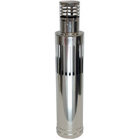 KRATKI TP/100/150/BI-GAS ΟΜΟΑΞΟΝΙΚΟ ΟΡΙΖΟΝΤΙΟ ΚΑΠΕΛΟ ΓΙΑ ΦΥΣΙΚΟ ΑΕΡΙΟ - ΓΚΑΖΙ Φ100/150
