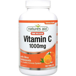 Natures Aid Vitamin C 1000mg Time Release 180 Ταμπλέτες