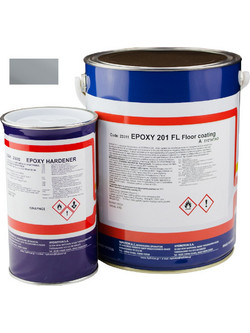 Hydroton Epoxy 201 FL Χρώμα Δαπέδων Γκρι 5Kg
