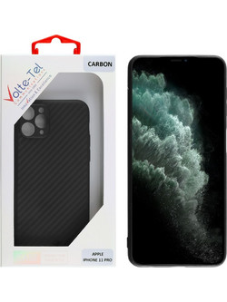 Volte-Tel Carbon Camera Protective Θήκη iPhone 11 Pro Black